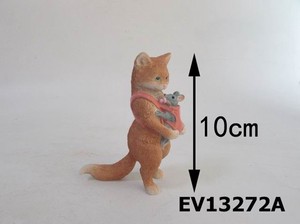 EV13272Aミニ樹脂猫鼠抱っこ
