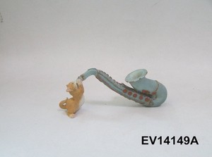 EV14149Aミニ樹脂サックス猫
