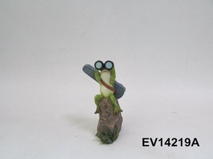 EV14219Aミニ樹脂双眼鏡蛙背にギター