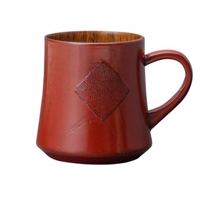 Cup Red Wooden
