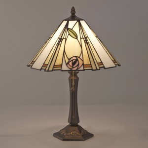 Sten Glass Lamp Rose