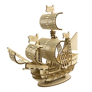 木製パズル　ki-gu-mi　帆船
