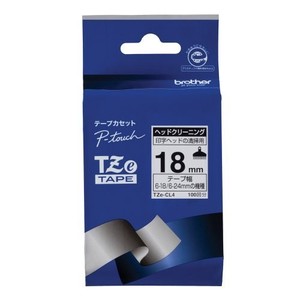 ブラザー ピータッチテープ18mmクリーニング TZE-CL4