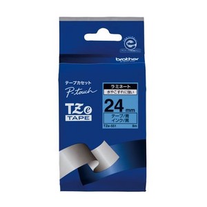 ブラザー ピータッチテープ24mm青/黒 TZE-551 00009878