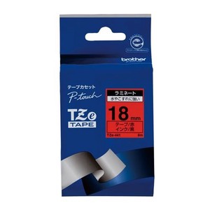 ブラザー ピータッチテープ18mm赤/黒 TZE-441 00009869