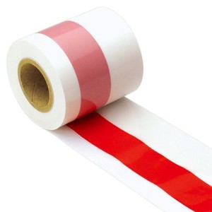 ササガワ 紅白テープ  50m巻 40-3081 00018101