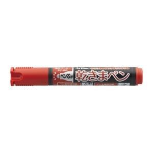 シヤチハタ 乾きまペン 中字 丸芯 赤 K-177Nｱｶ 00000682