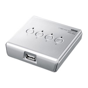 サンワサプライ USB2.0手動切替器(4:1) SW-US24N(356) 00028890