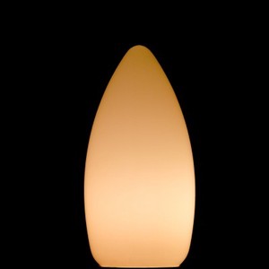 LED電球 C36シャンデリア形 ホワイトタイプ 10W形相当 電球色 口金E26　LDC1LG36WH