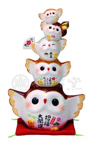 Happiness Ornament Interior Better Fortune Parent And Child Owl