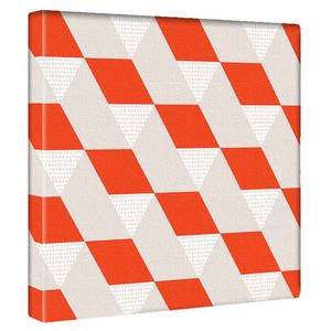 【アートデリ】幾何学模様のファブリックパネル インテリア雑貨 アートパネル キャンバス   patt-1803-012
