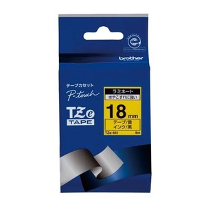 ブラザー ピータッチテープ18mm黄/黒 TZE-641 00009871