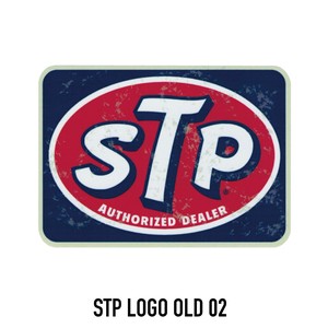 STICKER【STP LOGO OLD 02】ステッカー アメリカン雑貨