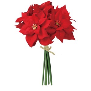 人造植物/人造花材 花朵 花束 圣诞节