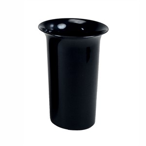 【セール品】花桶ロング5号　＃ブラック　花器　フラワーベース