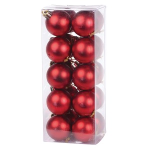 Handicraft Material Red Christmas Ornaments Sale Items 20-pcs set