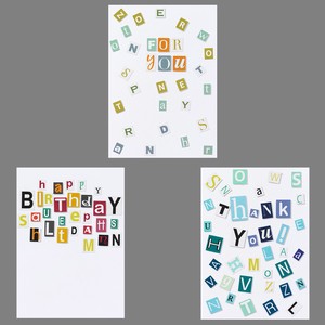 Collage Letter Card