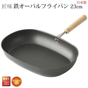 Oval Frying Pan 2 3 cm 100 200 Made in Japan KS 3043