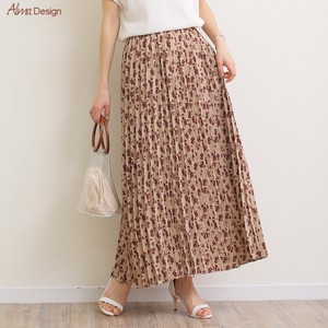 Skirt Floral Pattern Long