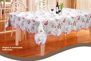 Rose Waterproof Tablecloth Pink 37 8 2 cm
