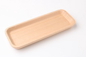 小皿のようでそうでない細く長い【おすすめ特価！】wooden ceder/杉の木おてがるプレートナチュラル系