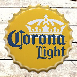 創業36周年 セール品【サイン】ボトル キャップ サイン CORONA LIGHT CA212516