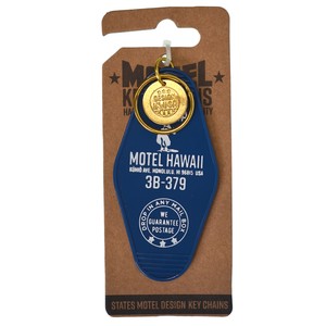MOTEL KEY CHAIN　HAWAI　ビンテージ感溢れるアメリカンなモーテルキーホルダー！