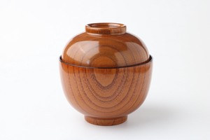 Attached Bowl wooden with Bowl Attached