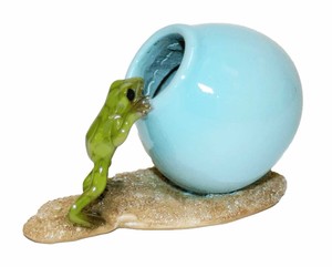 Object/Ornament Mini Frog Vases
