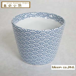 美の小物　切立カップ　青海波　美濃焼　日本製