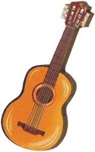 フランス製　木製ボタン 【アコースティックギター】