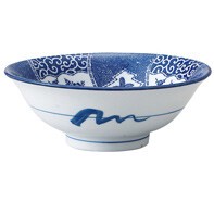 Mino ware Large Bowl Sho-Chiku-Bai 6.5-sun Made in Japan