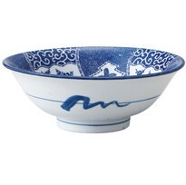 Mino ware Large Bowl Sho-Chiku-Bai 6.8-sun Made in Japan