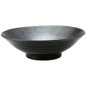 Mino ware Large Bowl Seigaiha 8-sun Made in Japan