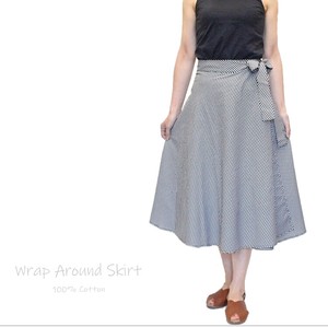 Skirt Indian Cotton Spring/Summer A-Line Retro Polka Dot