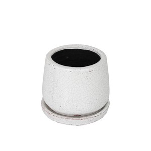[DULTON] Grey's Pot ROUND WHITE