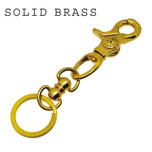 Brass Hook Key Ring Chain Brass Brass American