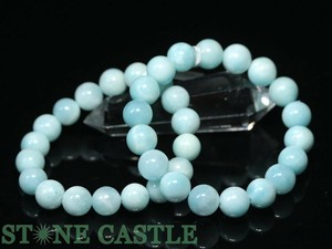 ☆高品質☆【天然石 ブレスレット】ブルーアラゴナイト (3A) (約11.5〜12mm) 【天然石 パワーストーン】