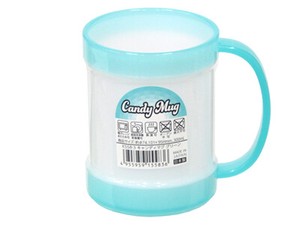 【食洗機使用可能なマグカップです】キャンディマグ　グリーン