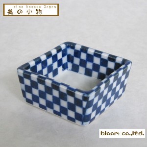 Mino ware Side Dish Bowl Checkered Made in Japan