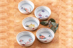 Kutani ware Main Dish Bowl Small Assortment 4.8-go