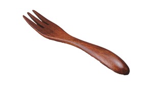小さなお子様でも持ちやすいかたち【木製】【定番】wooden cutlery/　子供フォーク　スリ漆