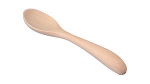 小さなお子様でも持ちやすいかたち【木製】【定番】wooden cutlery/　子供スプーン　ナチュラル