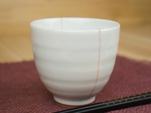 茶碗 ご飯茶碗 飯碗 美濃焼 シンプルライン朱/レッド