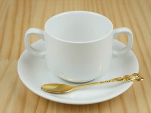 Cup & Saucer Set Coffee Cup and Saucer White 200cc