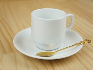 Cup & Saucer Set Coffee Cup and Saucer White 190cc