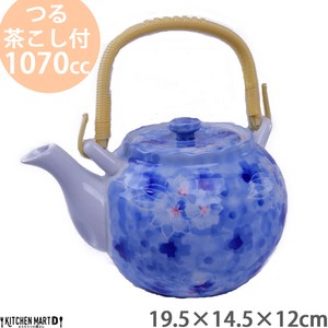 Japanese Teapot Earthenware Pottery Tea Pot 1070cc 6-go