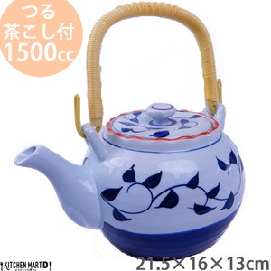 日式茶壶 陶器 茶壶 餐具 土瓶/陶器 1500cc 8号