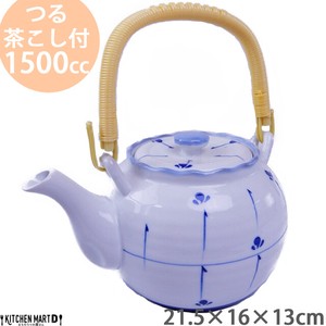 日式茶壶 陶器 茶壶 餐具 土瓶/陶器 1500cc 8号