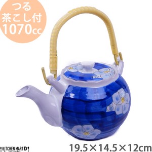 日式茶壶 茶壶 陶器 餐具 土瓶/陶器 6号 1070cc